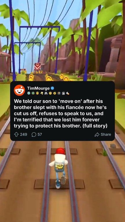 We told our son to 'move on' after his brother slept with his