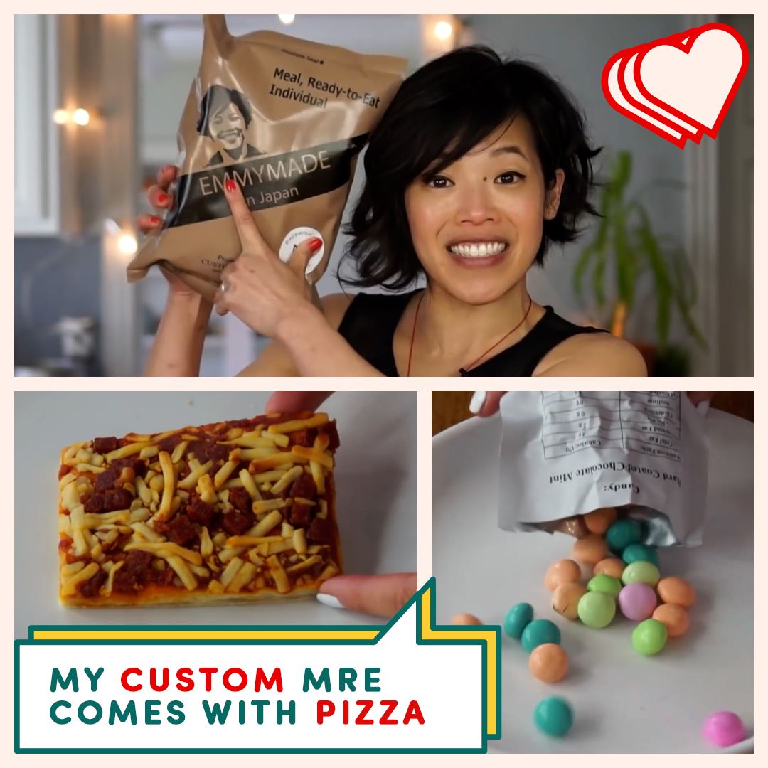 Ready-to-Eat MRE with my face on it!! 🍕 | Emmymade | Facebook