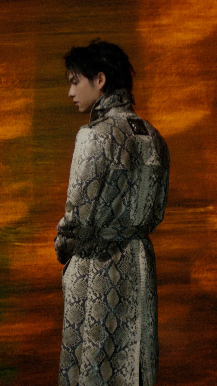 Brand ambassador Bright at the Burberry Winter 2026 show brby.co