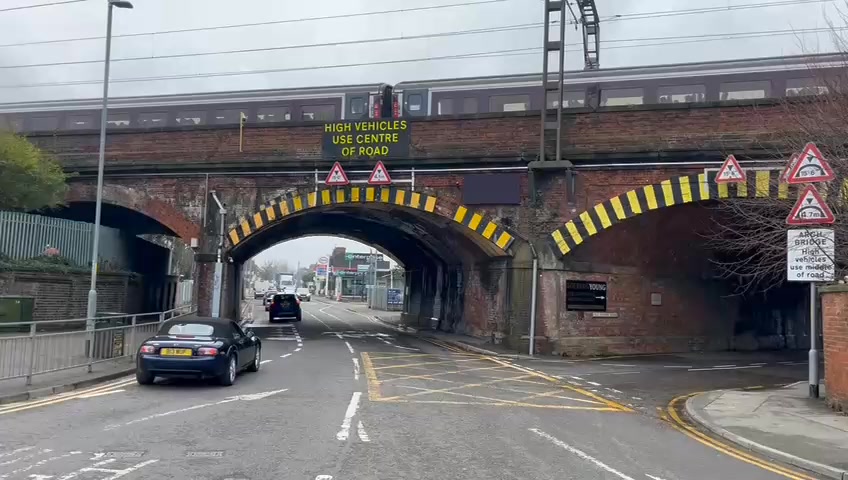 New cameras, sensors and warning signs are now live under a busy road ...