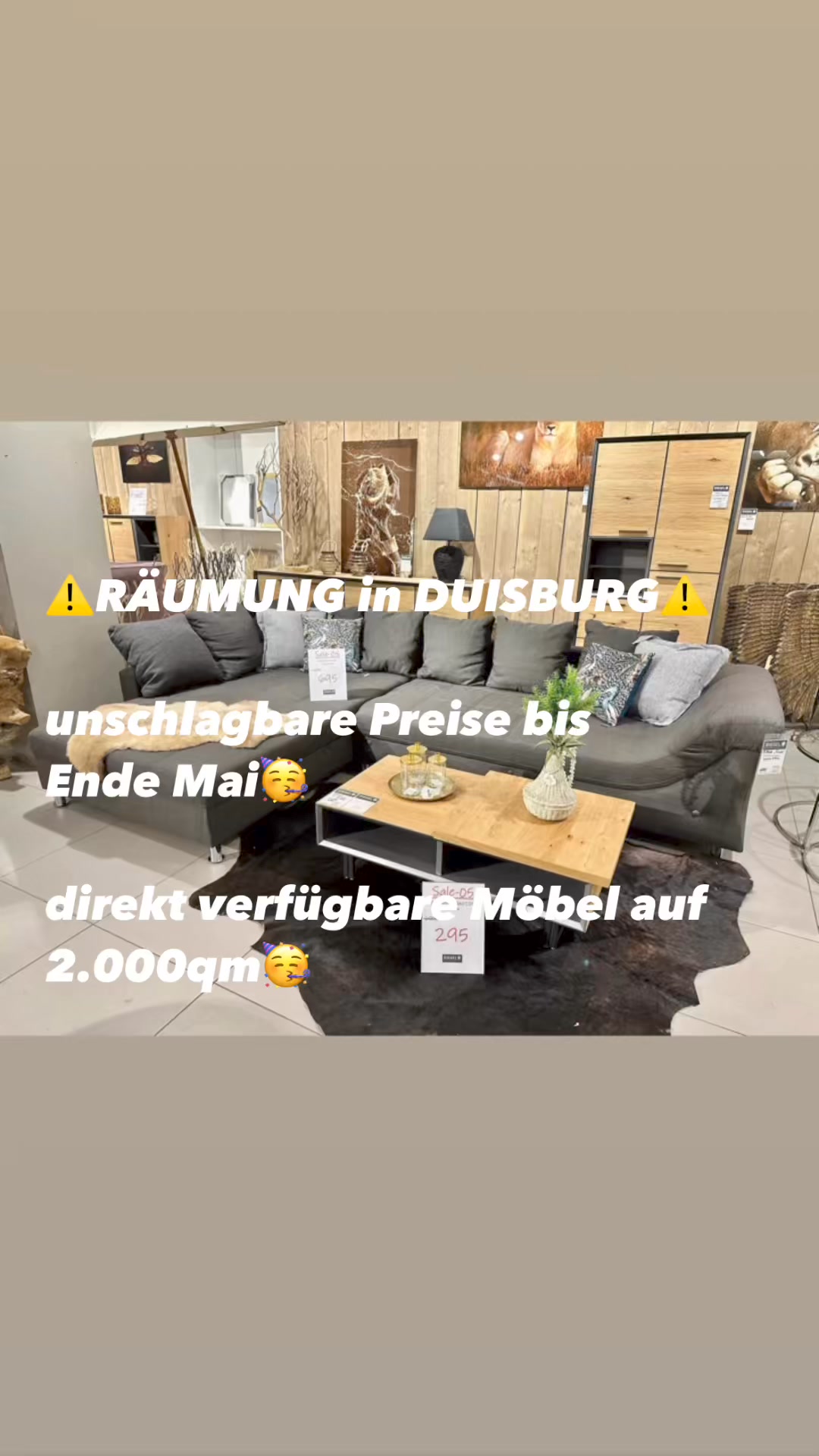 ⚠️⚠️RÄUMUNGSVERKAUF in DUISBURG⚠️⚠️ 🧹unschlagbare PREISE bis Ende MAI🧹 💸 bitte Preise vergleichen & sparen 👍🏼 like unsere Seite und erfahre alle News immer schnell und direkt💨 die meisten Waren sind
