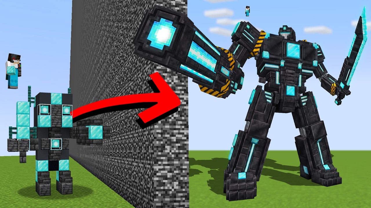 I Built a Mech in Build Battle. #minecraft | Bionicl-Mao | Facebook