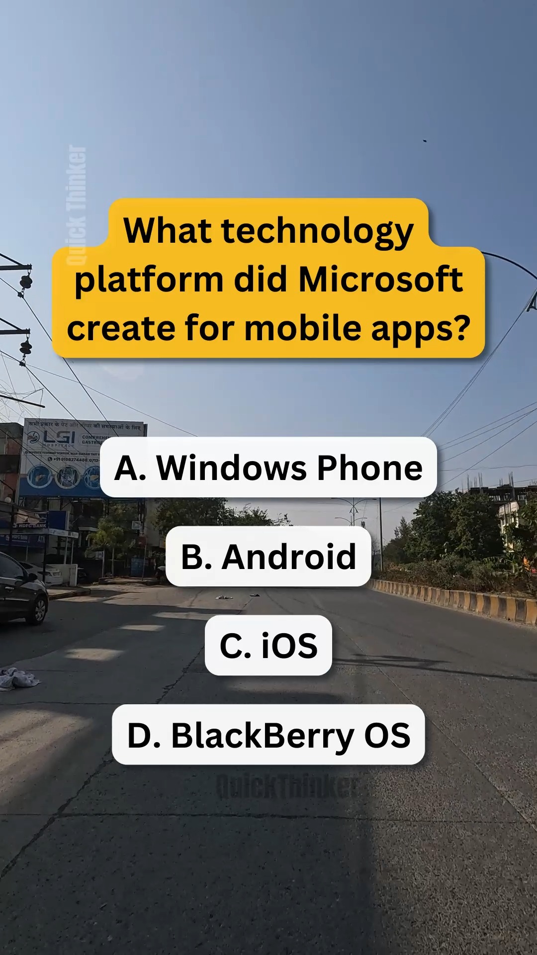 What technology platform did Microsoft create for mobile apps? 📱 ...