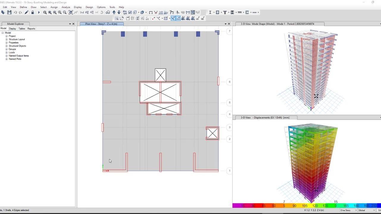 ETABS V19 Advanced course Modeling and design of high rise building The ...