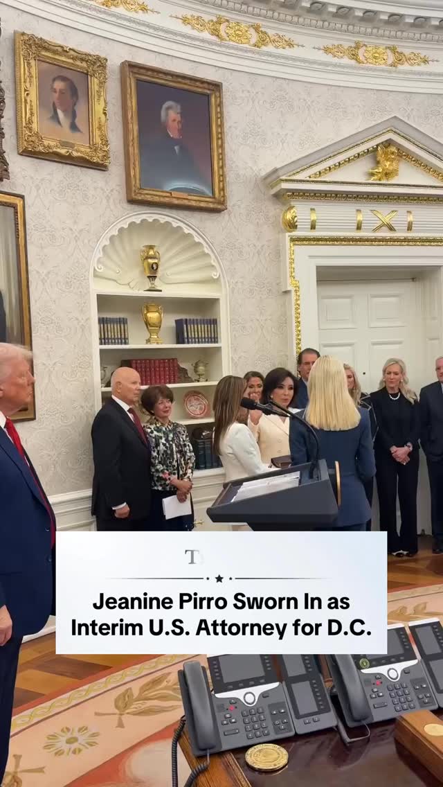 Jeanine Pirro Sworn In as Interim U.S. Attorney for D.C. #news # ...