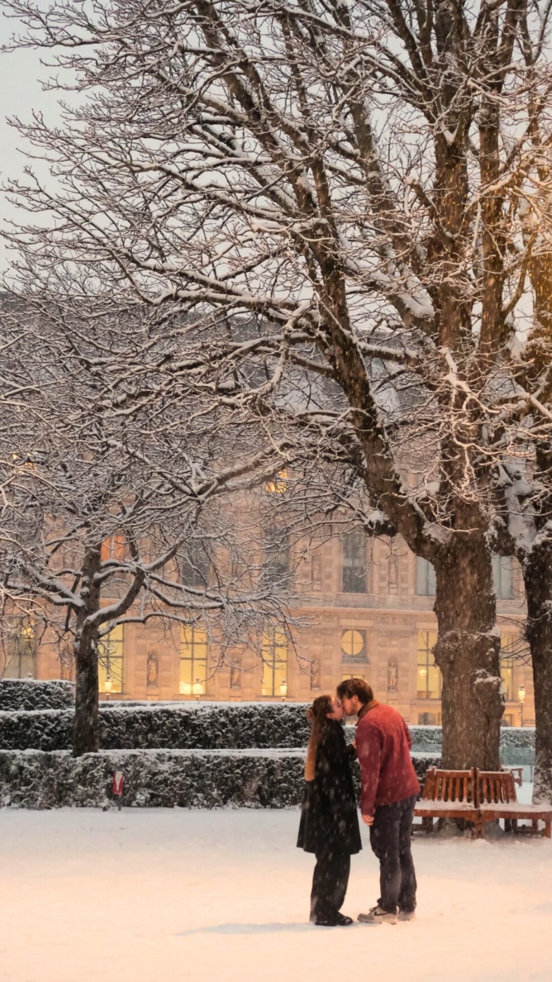 2026 巴黎初雪 ️ First snow in Paris of 2026 ☃️ #巴黎旅遊 #巴黎初雪 #2026初雪 #巴黎冬天 ...