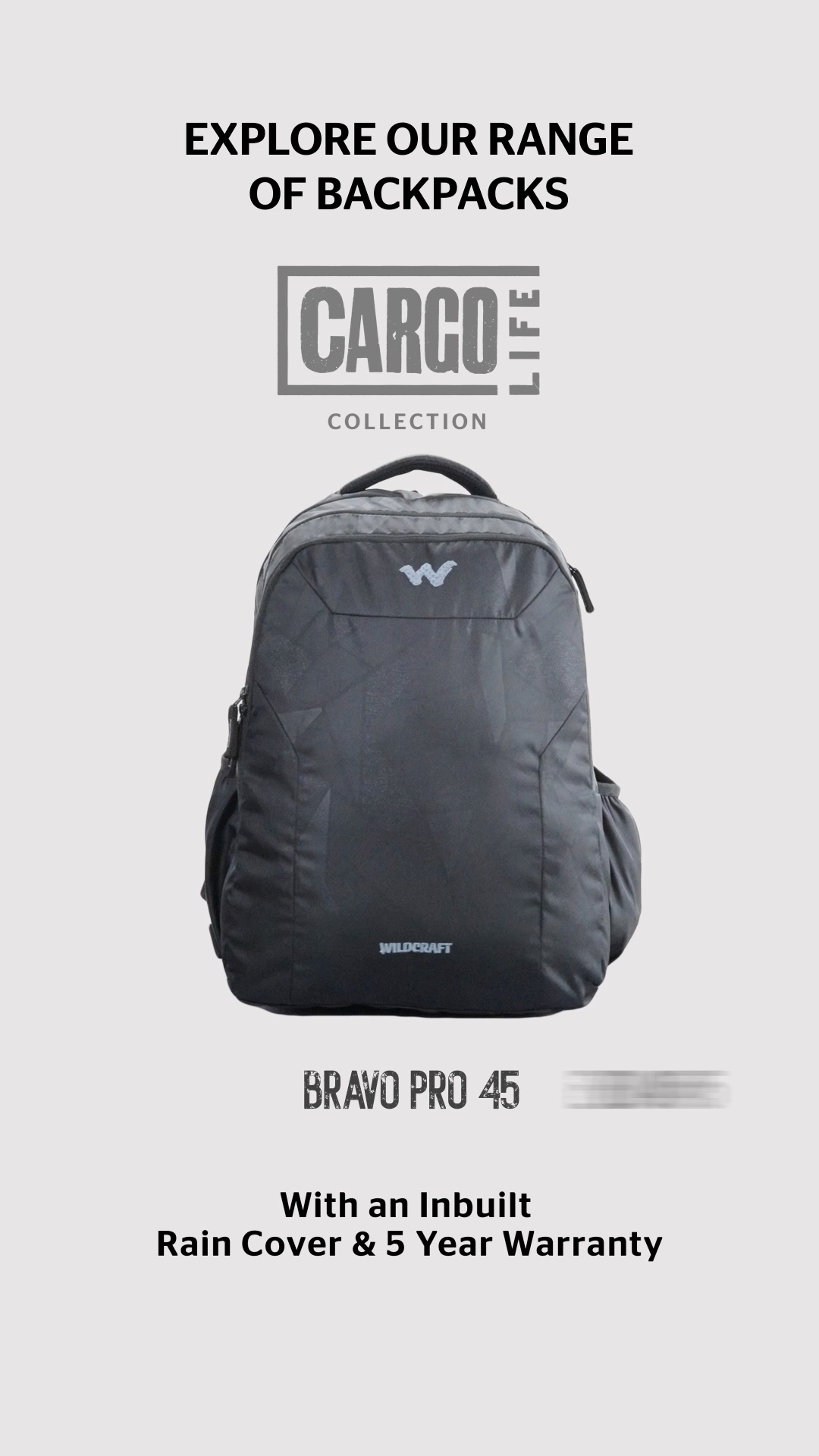 wildcraft backpack with rain cover Dust and 100% Water Proof for All Backpacks Upto 45 Ltrs (Multicolor) (Off White): Buy Online at Best Price in UAE Wildcraft Backpack With Rain Cover