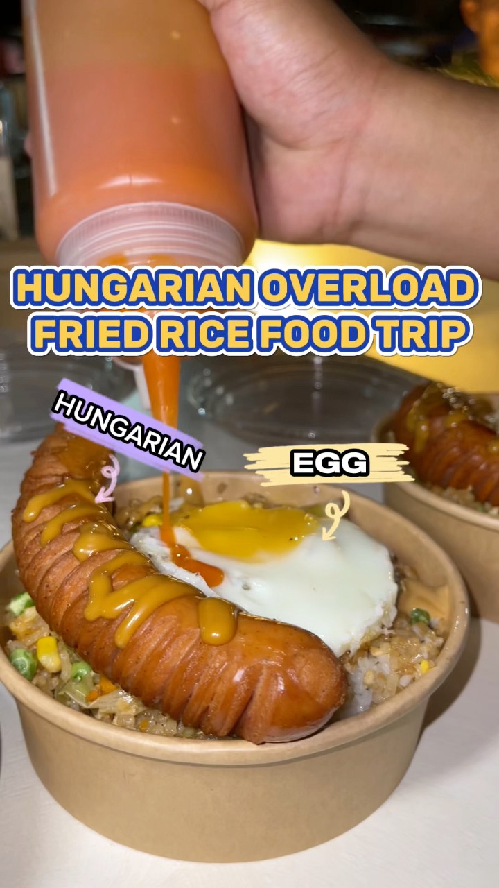 HUNGARIAN FRIED RICE OVERLOAD FOOD TRIP! #eggfriedrice # ...
