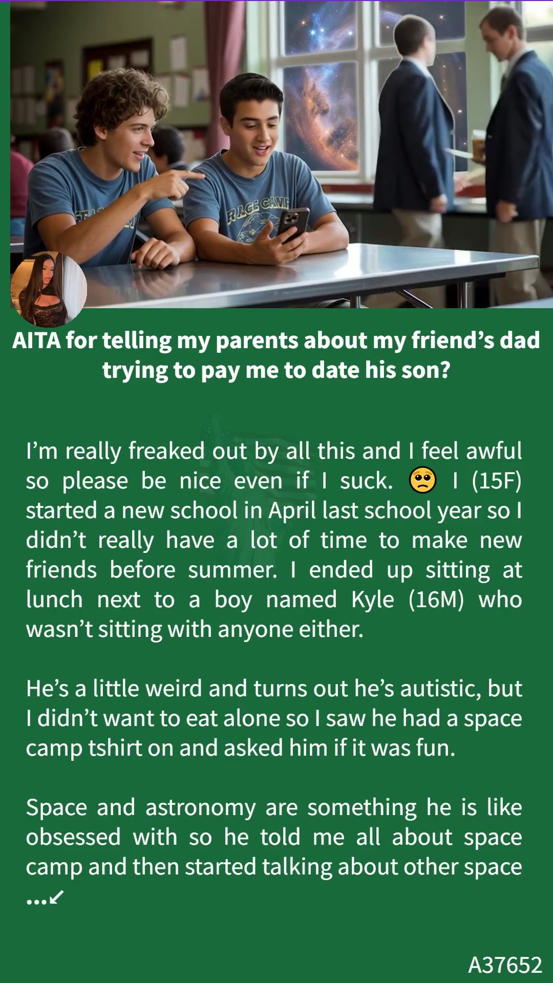 AITA for telling my parents about my friend’s dad trying to pay me to ...