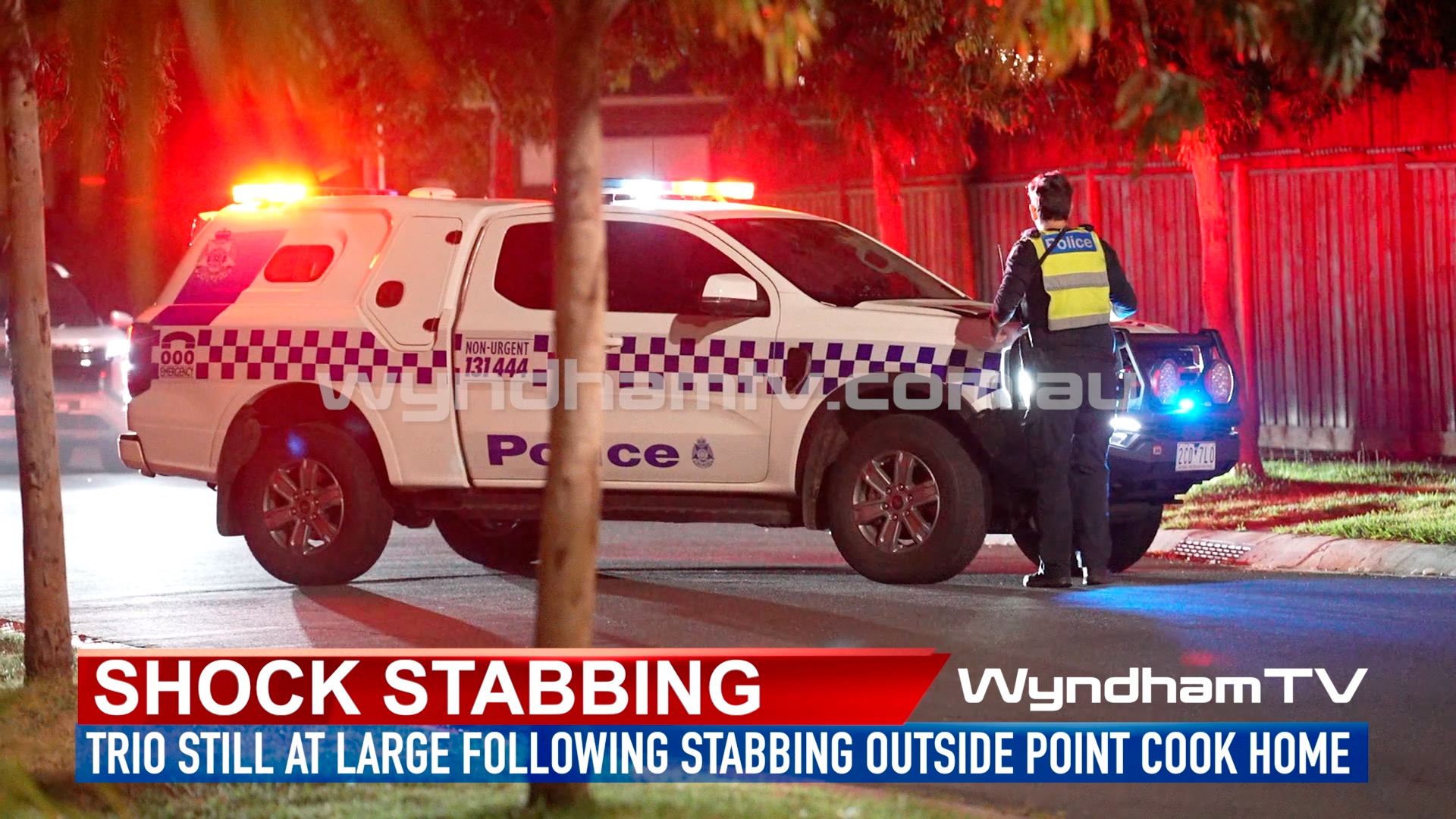 A man has been stabbed outside a home in Point Cook overnight. Police ...