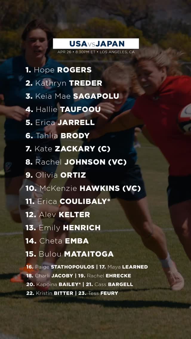 USA Rugby - 𝑺 𝑸 𝑼 𝑨 𝑫 🇺🇸 Watch LIVE on @rugbypass TV | Facebook