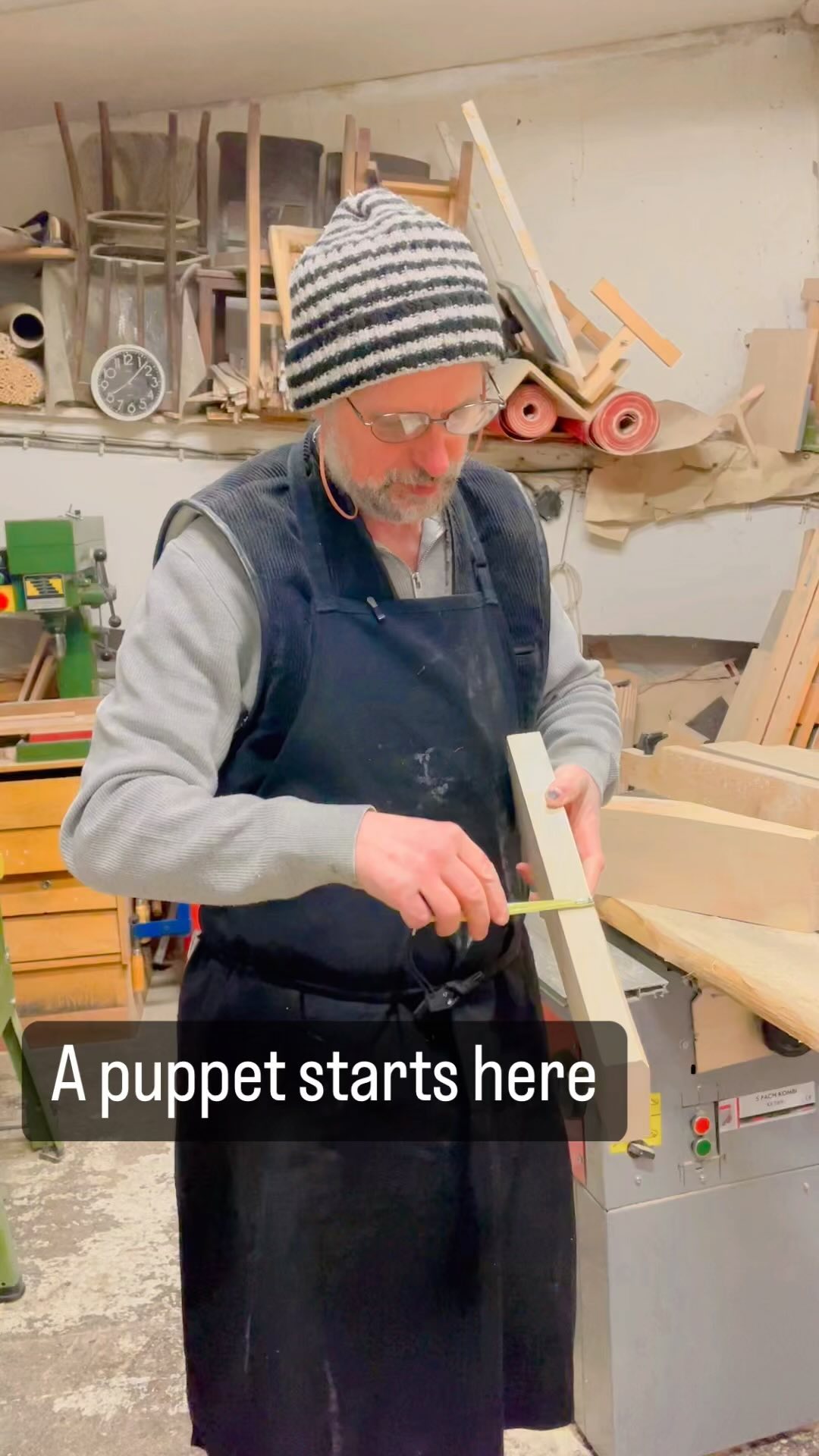 How a plank of wood gets transformed so it’s ready to become a puppet ...