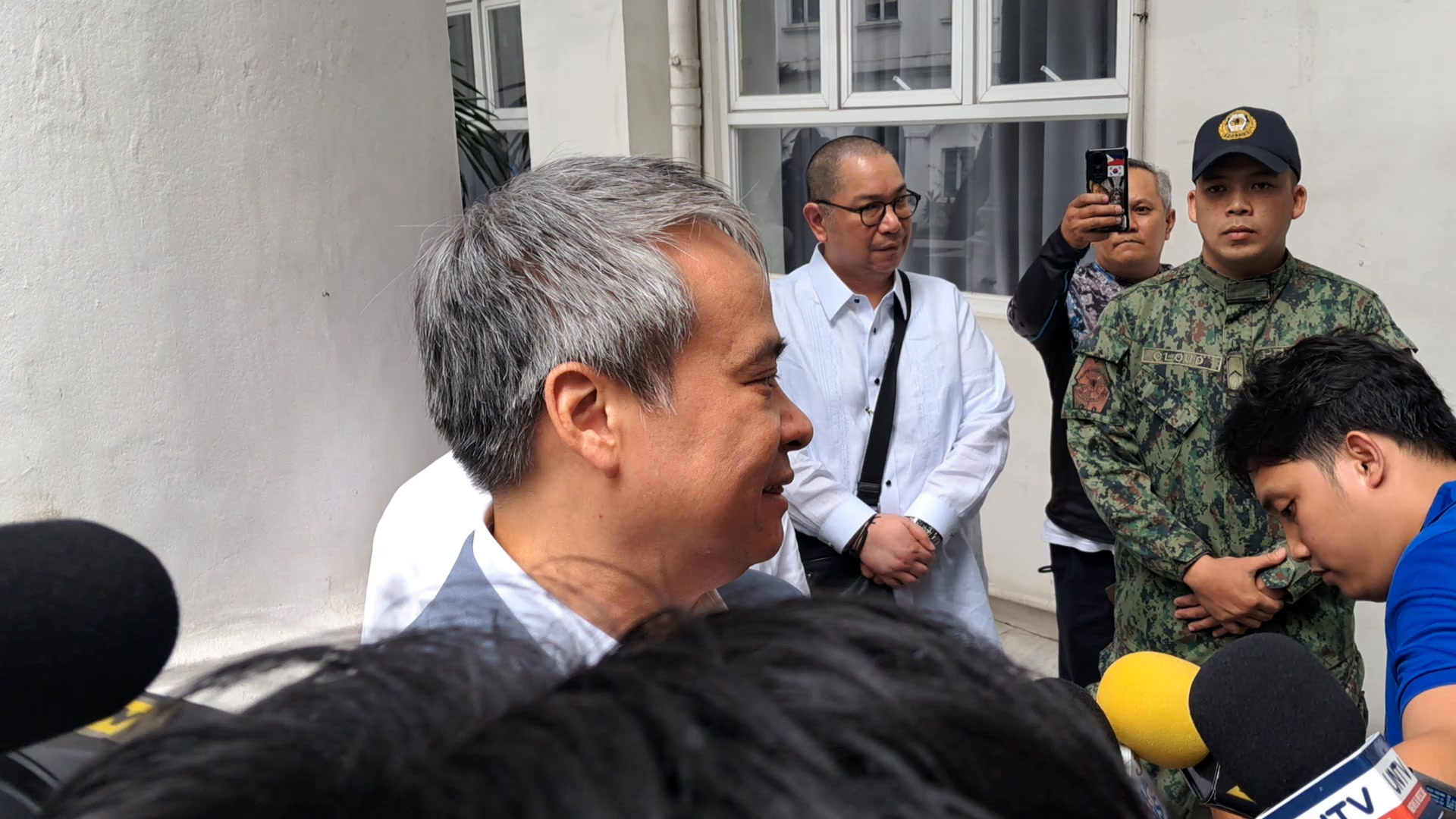 Senator Joel Villanueva arrives at the preliminary investigation into ...