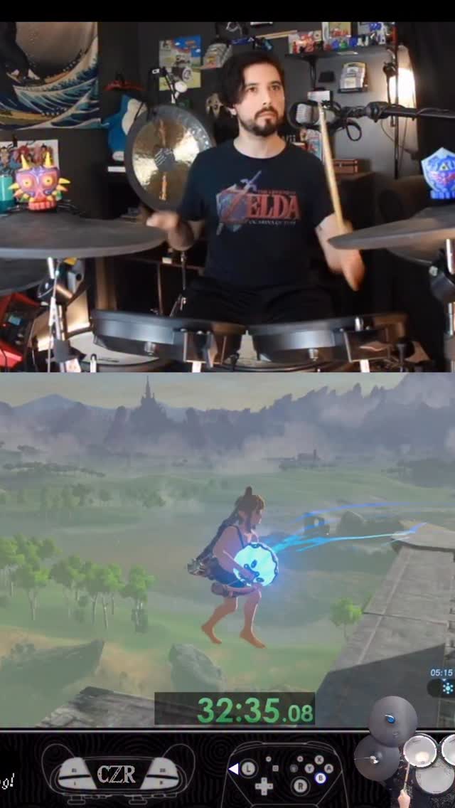 World’s First Sub 80min Run of BotW w Drum Controls! (My Personal ...