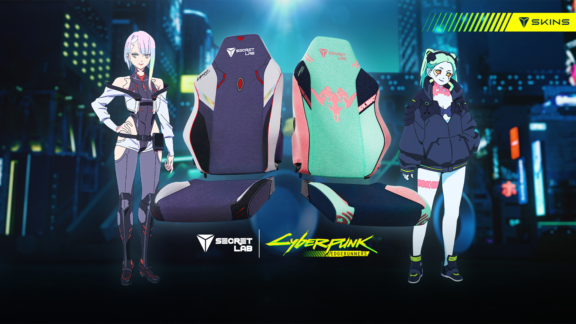 Gear up, choom! Augment your Secretlab TITAN Evo with the
