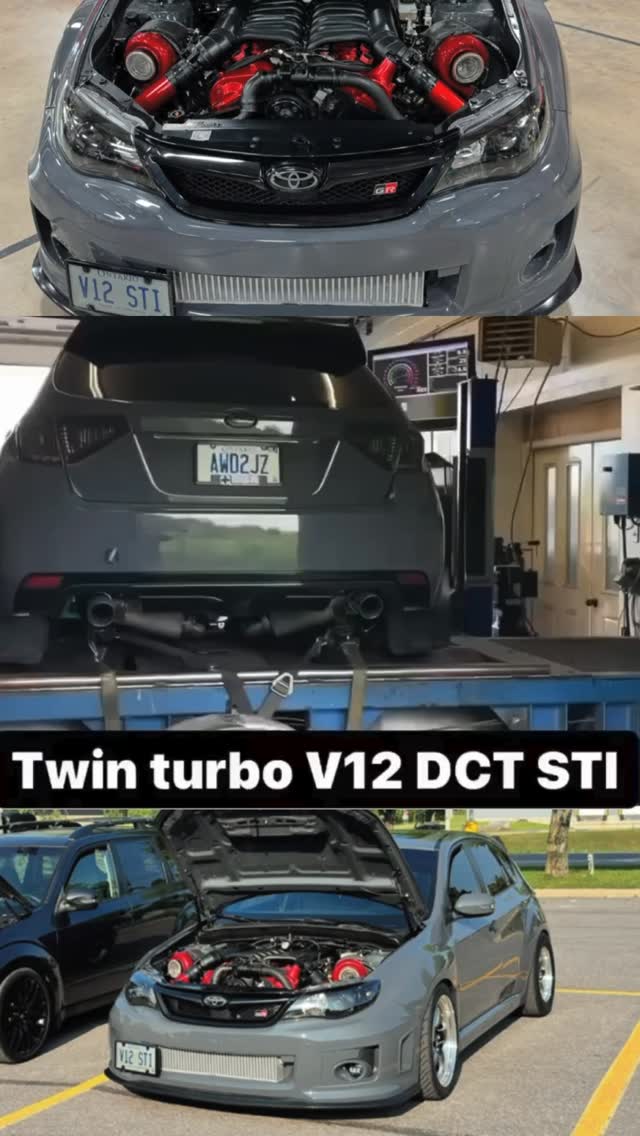 1lowrx amazing 09 WRX STI equipped with a twin-turbocharged Toyota