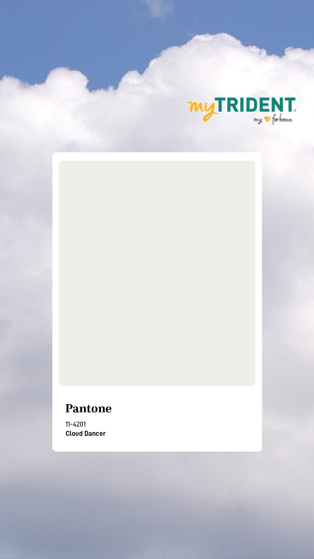 Pantone Colour of the Year 2026 is Cloud Dancer! Soft, calm and minimal ...