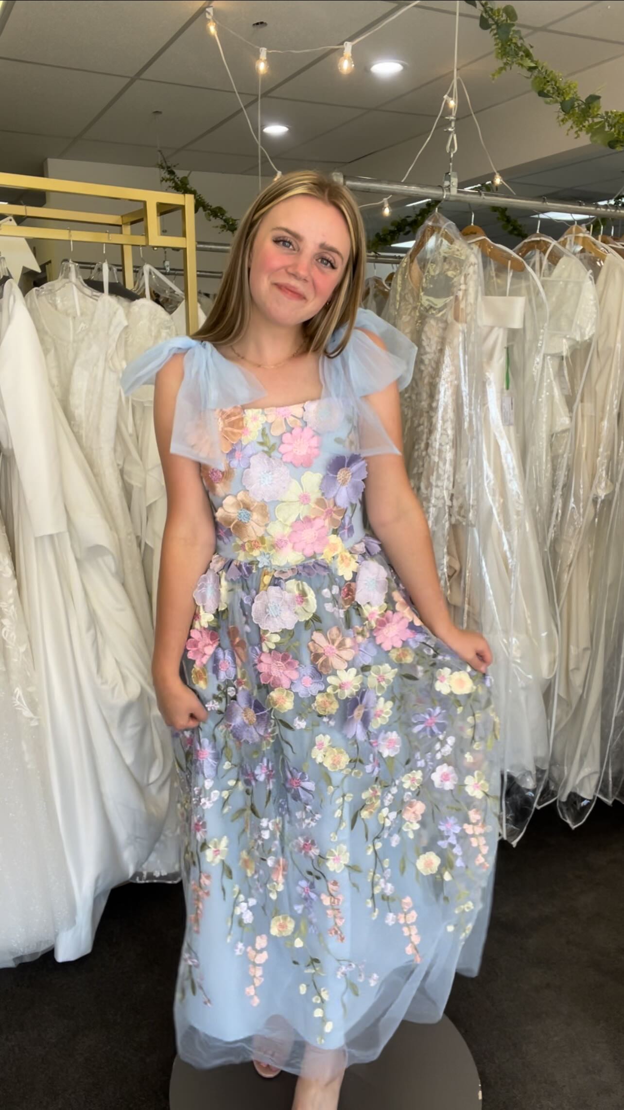 long white slip dress Maxi EMPLOYEE65 29.5 inches or 71 Windsor Graduation Skater Dresses Select Size:Child 8/10
