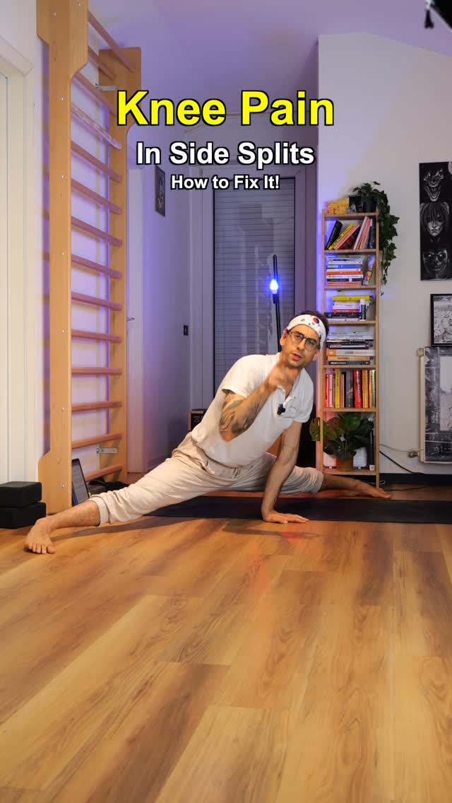 How to fix knee pain in side splits? • Strengthen the inner knee ...