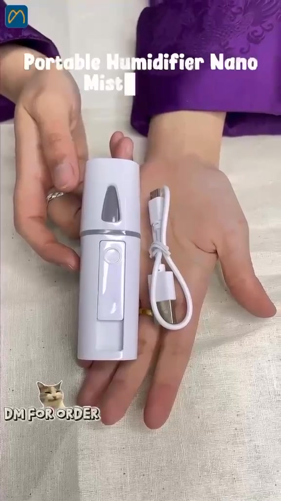Portable freshness made easy 💧Nano mist spray for daily use., (portable humidifier, nano mist spray, mini humidifier, air humidifier, facial mist spray), #portablehumidifier #airhumidifer #mistspray