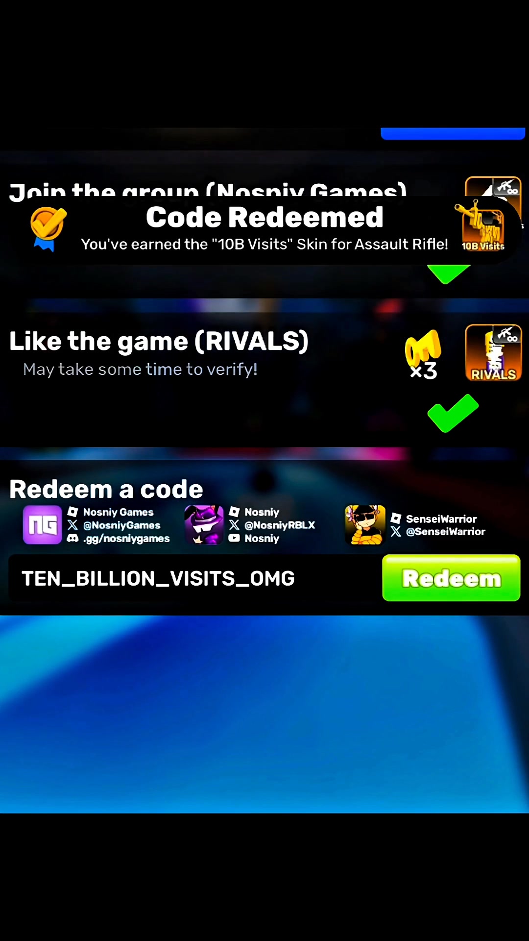 Do u like Rival game☺ #rivalsroblox #shortsreels #robloxfyp #gameday # ...