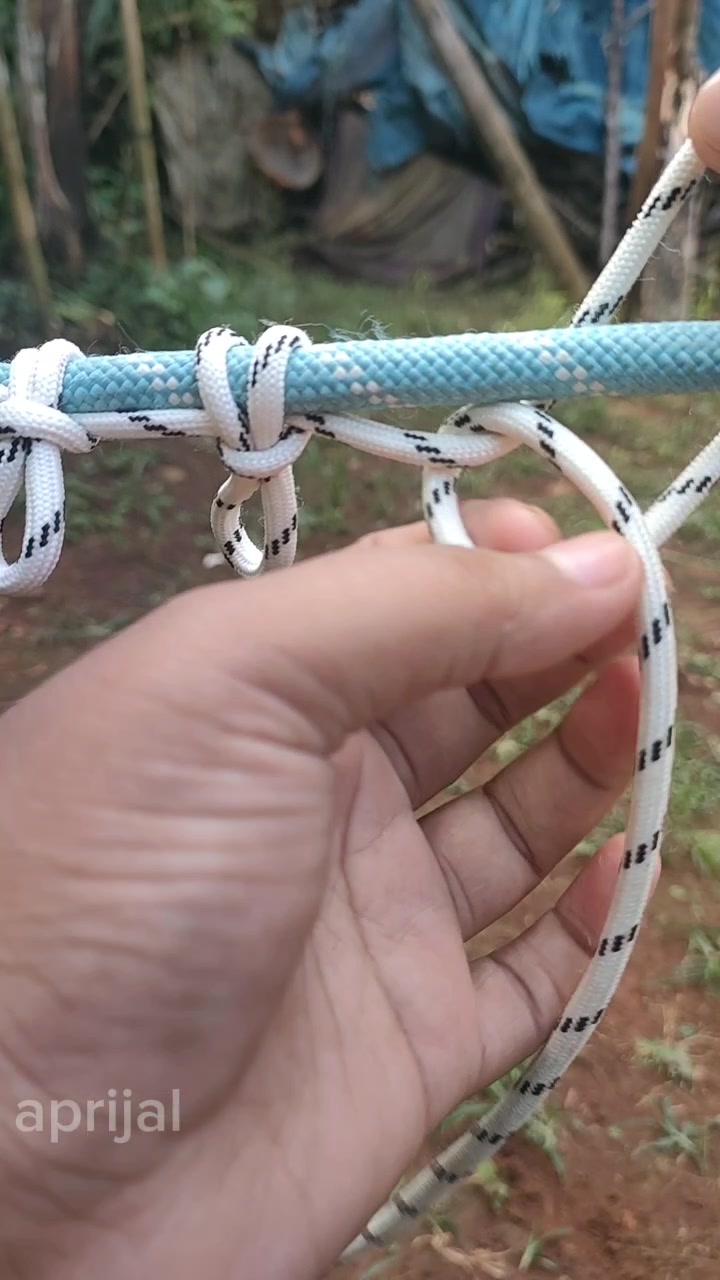 tie the rope for the hanger #diy #rope #easyknot #outdoor #camping ...