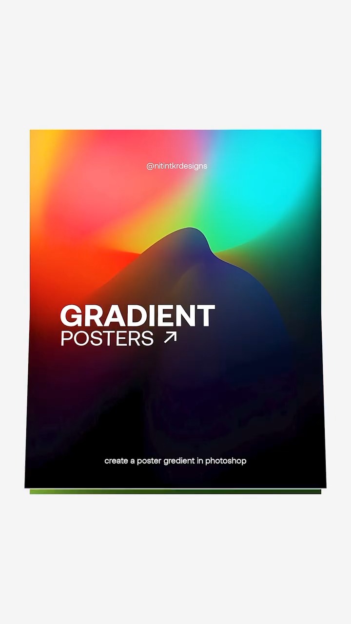 Minimalist Abstract Gradient Poster Explore the beauty of simplicity in ...