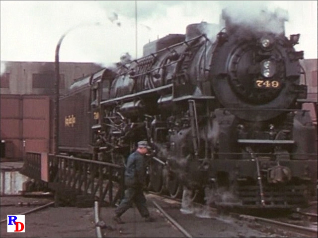 Nickel Plate Berkshire No. 749 looks pretty darn good at Conneaut 