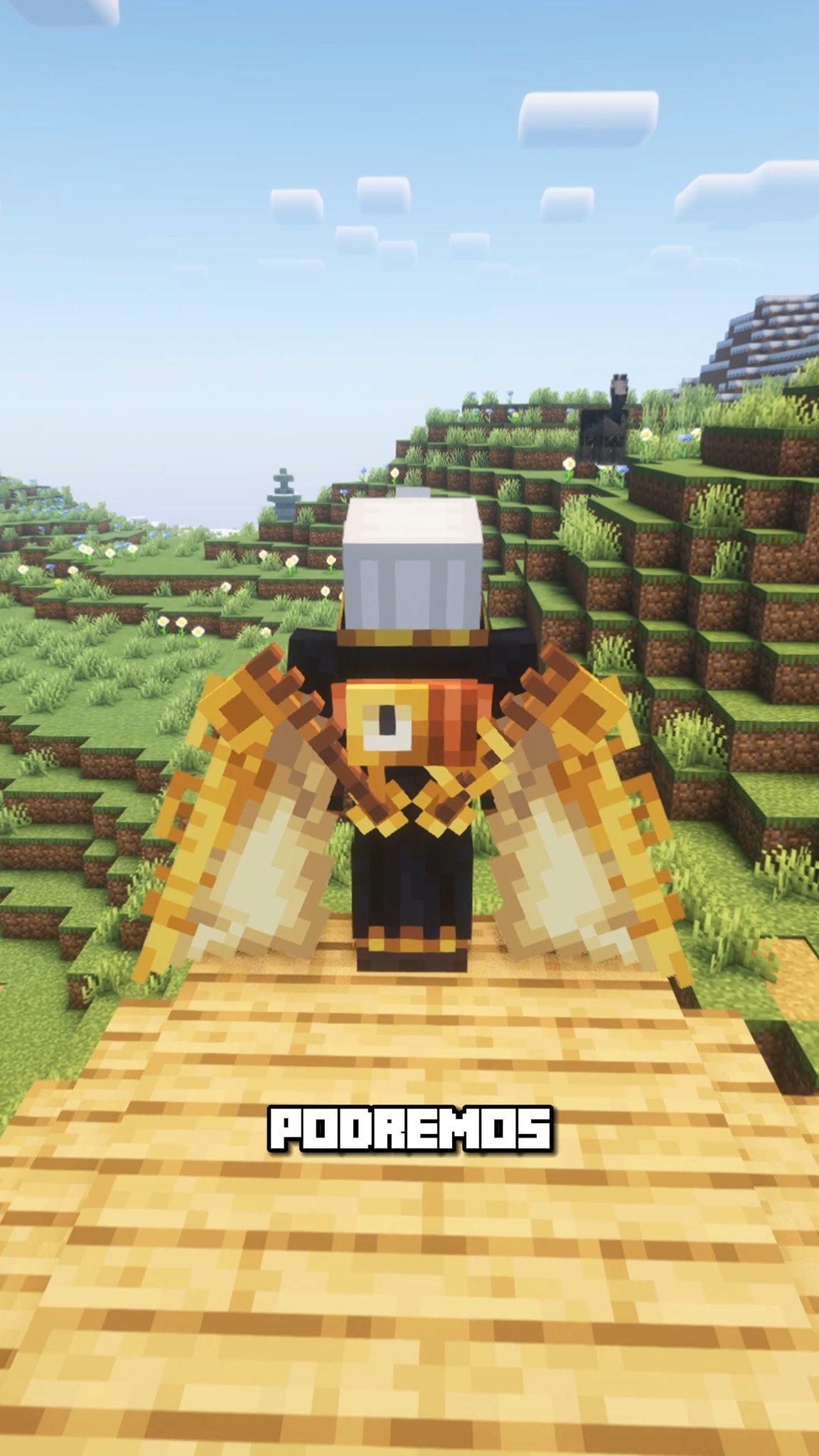 Cómo sería Minecraft si las Élitras tuvieran mejoras OP?🔥🚀 #Minecraft # ...