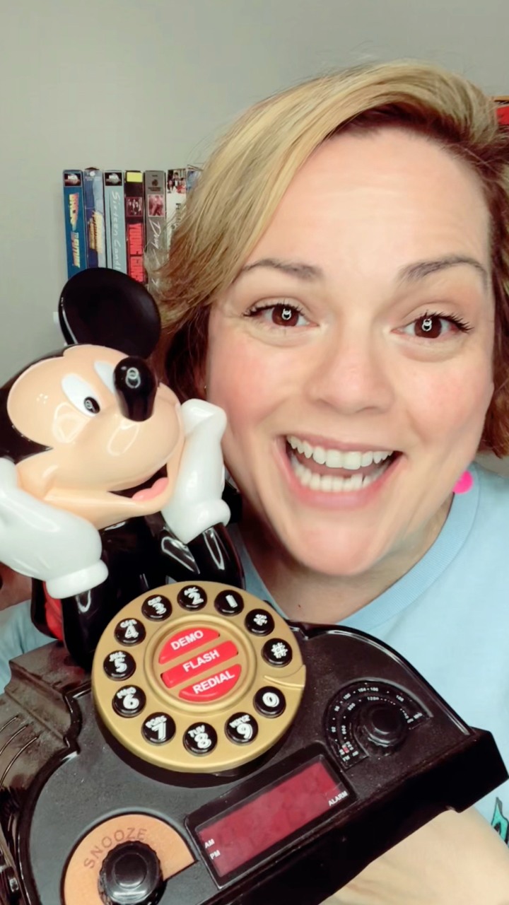 Vintage Mickey Mouse phone from the 90's #90snostalgia #telephone