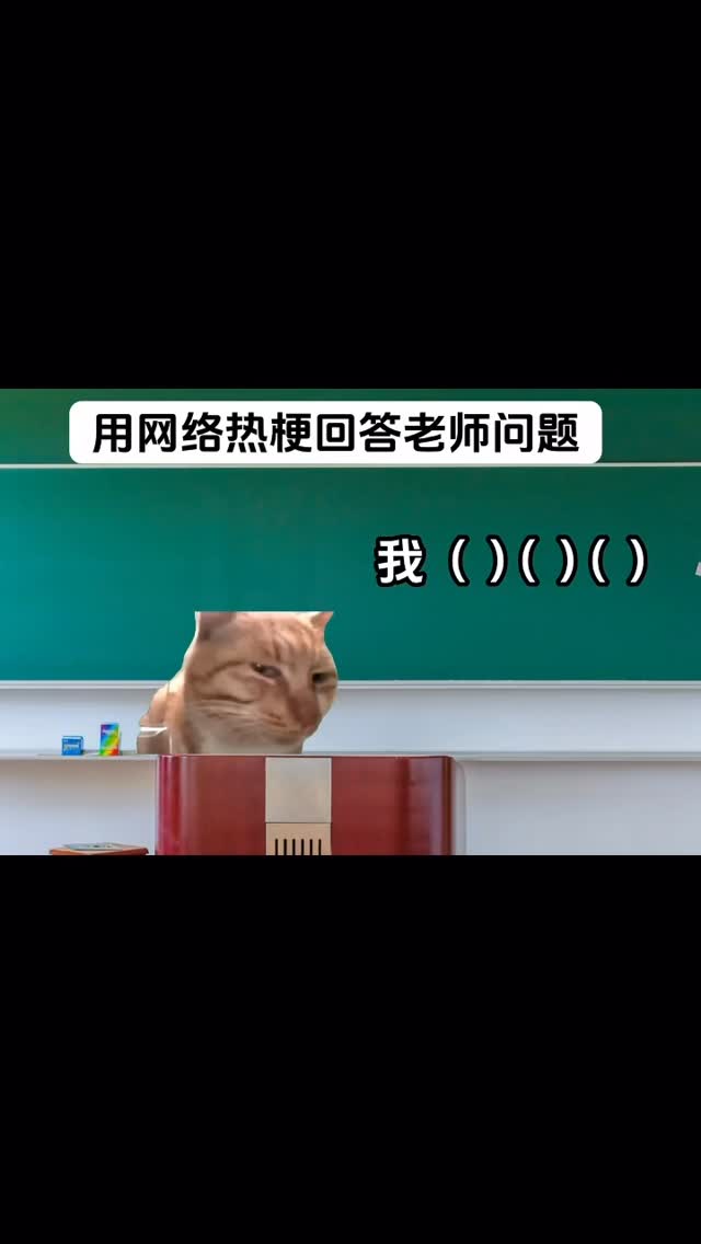用网络热梗回答老师问题 . . . . #猫meme #搞笑 #猫meme小剧场 #fyp #热门 | Daily Catmeme ...