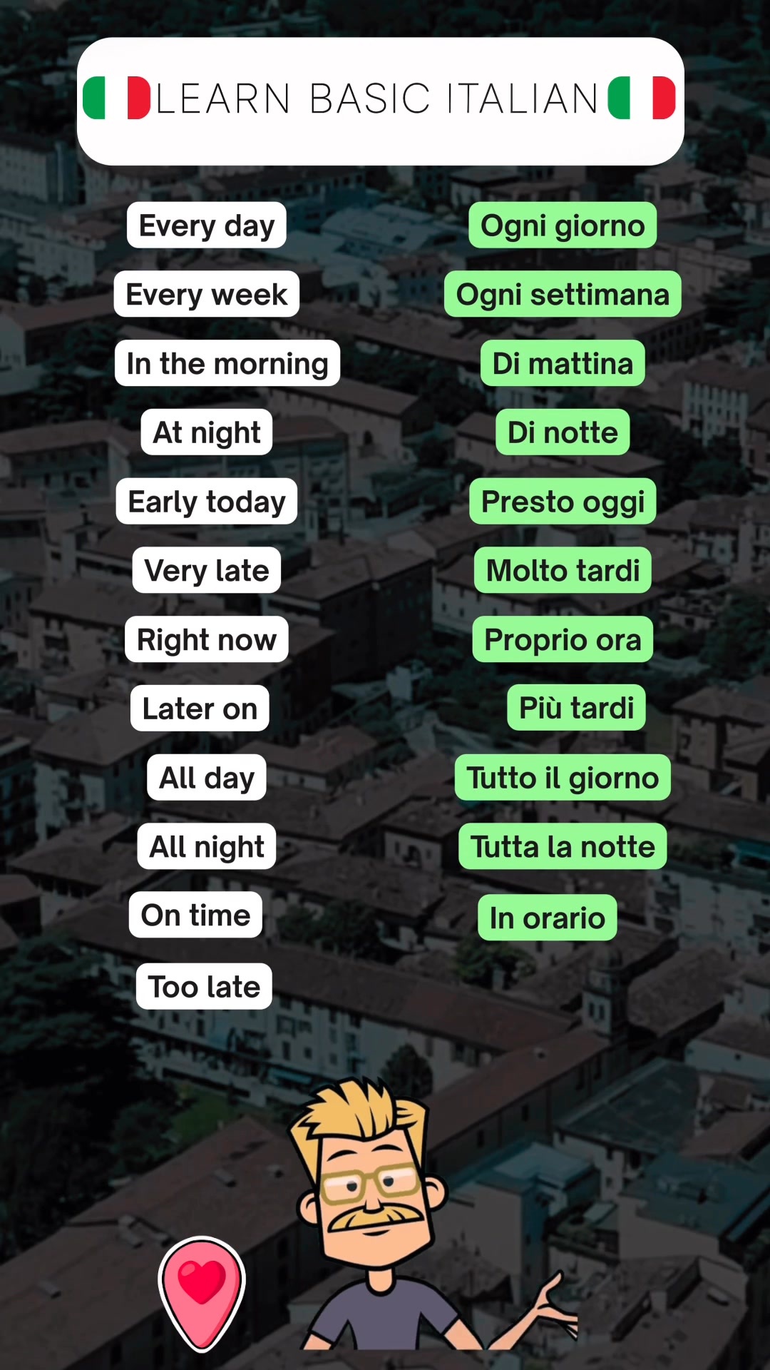 Italian for beginners 🇮🇹 . . . . . . . . . #learnitalian # ...