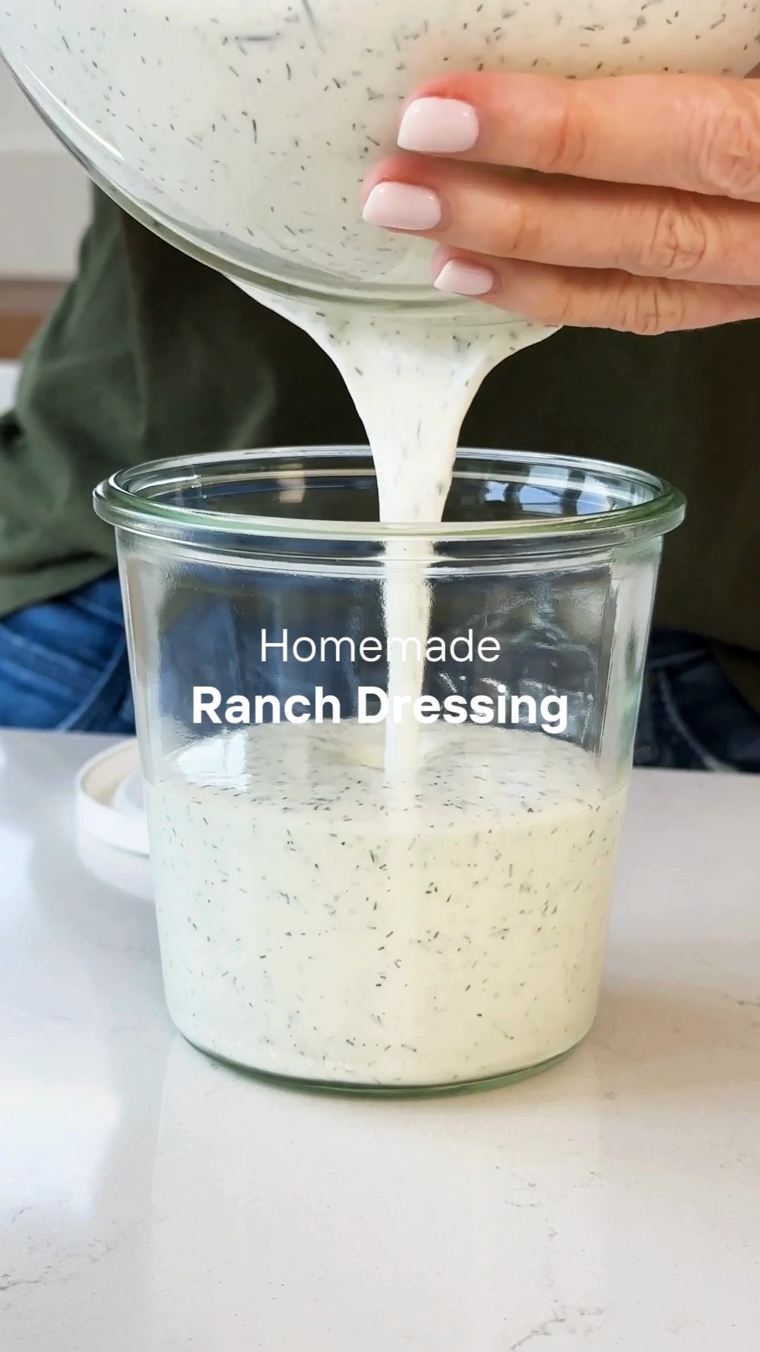 Ranch dressing should always be made fresh! This homemade version is ...