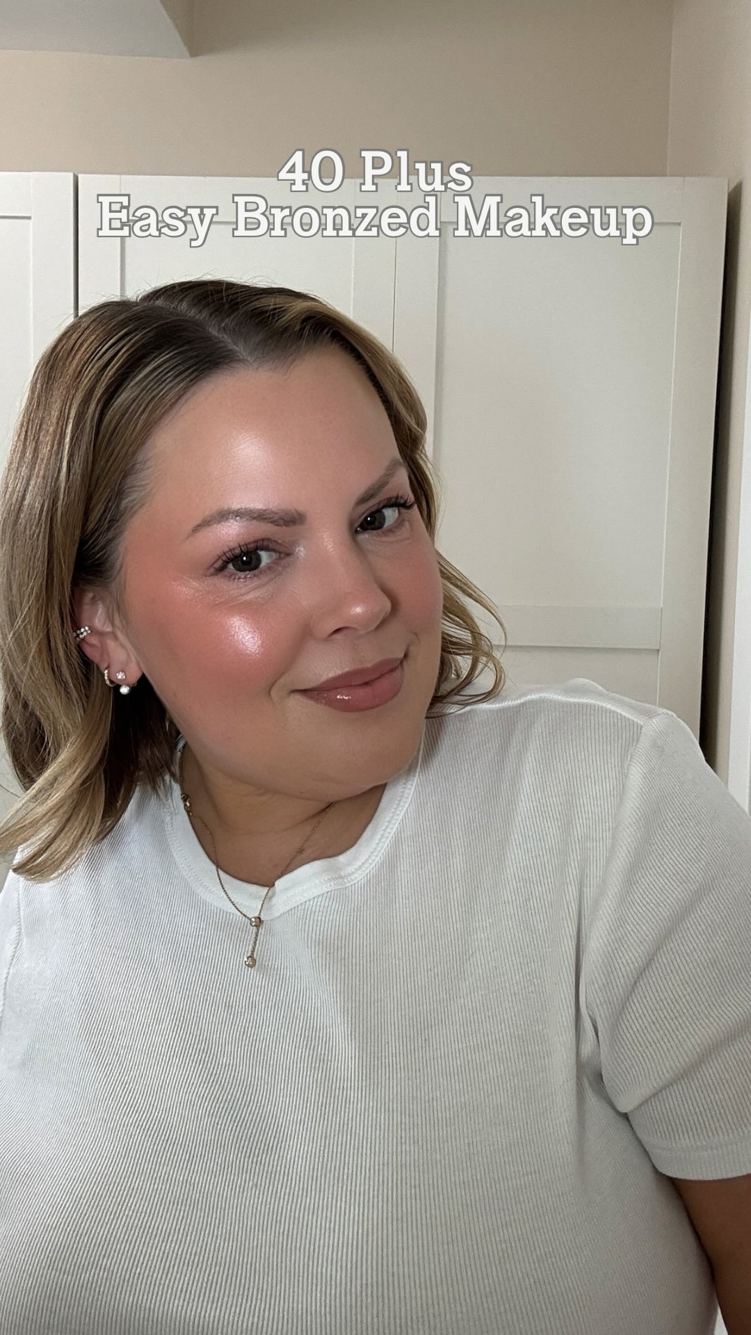 Easy 10 minute bronzed makeup look that’s 40 plus approved Products ️ ...