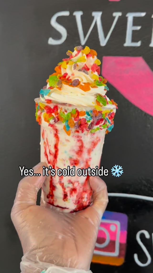 Cold weather won’t stop us over here ️ Milkshake Monday is still very ...