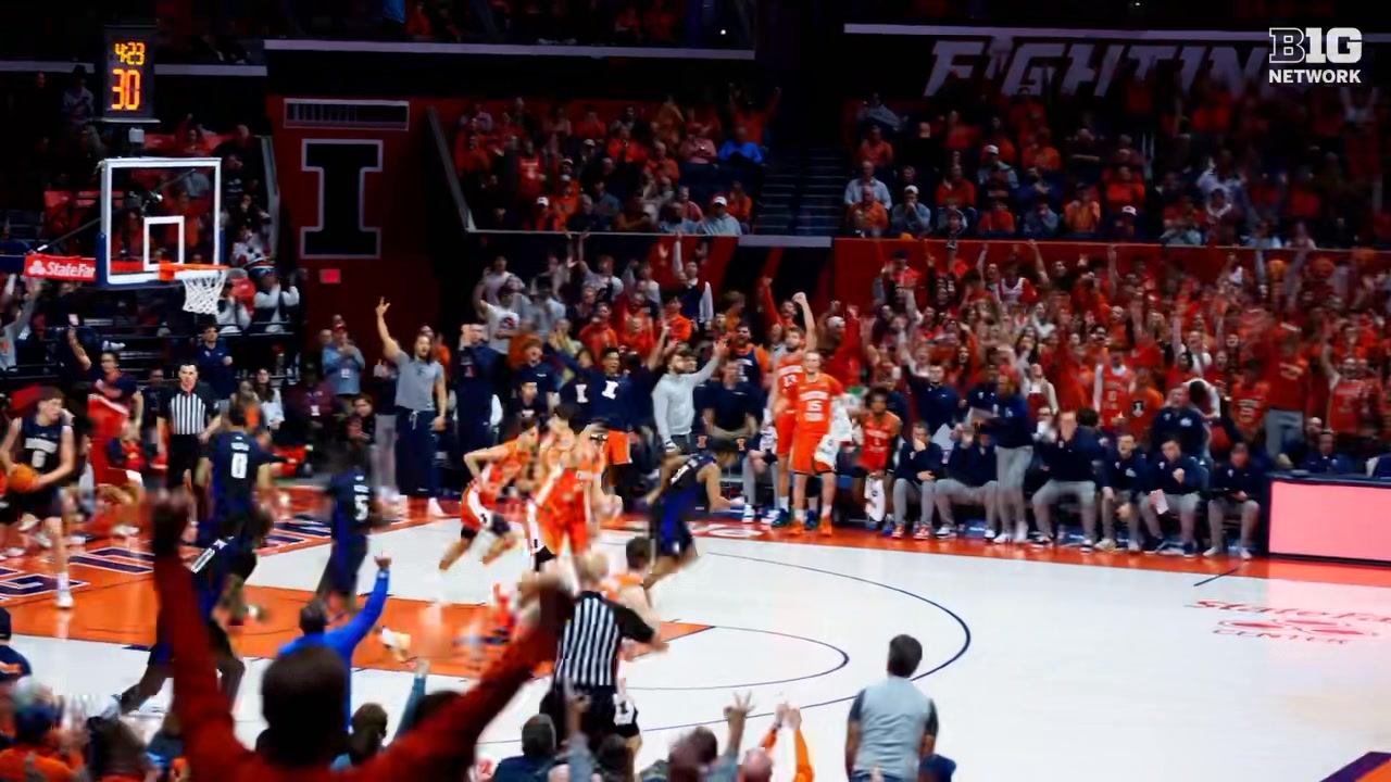Ben Humrichous hit some B1G three-pointers down the stretch to help ...