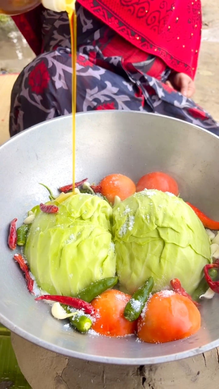 Badhakopi vorta Recipe Bengali style #cooking #village #reels #facebook ...