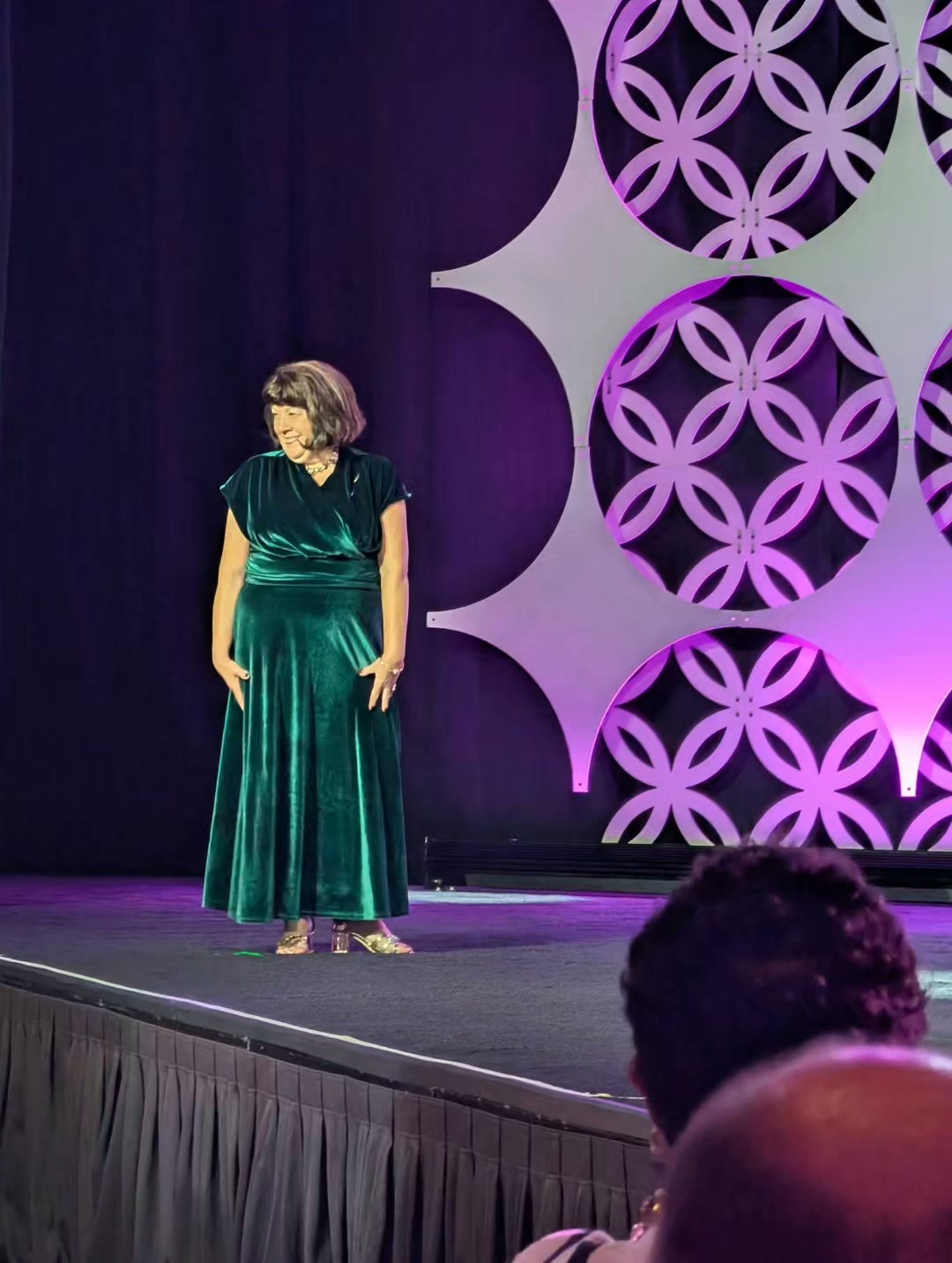 green avon dress I had the honor of being chosen to be in the Connect fashion show in Orlando today! , This will be available for sale soon!, #AvonConnect2026 , #Avonmodel , #walkingtheavoncatwalk Asymmetrical Wedding Dress