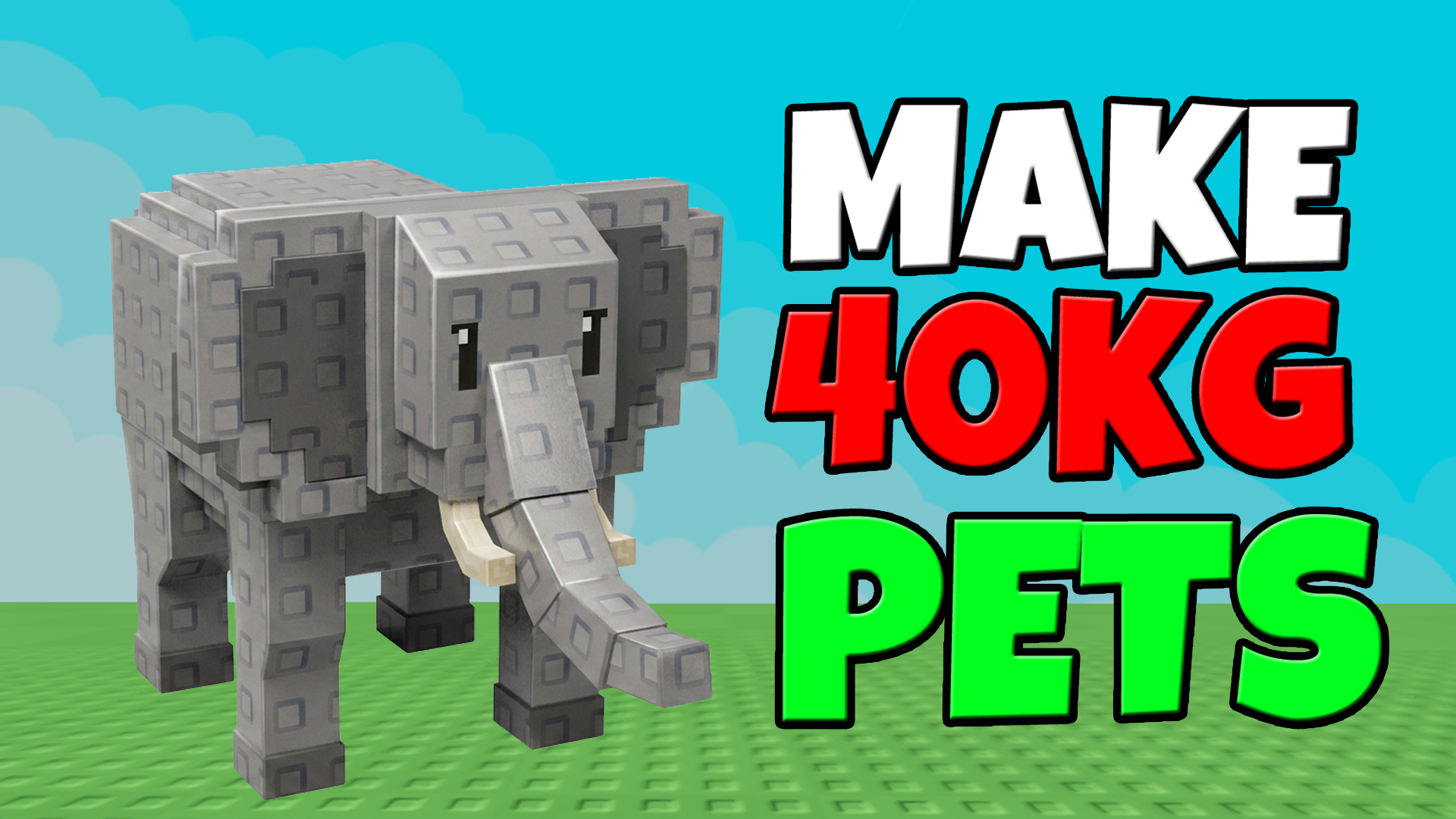 How To Make 40KG Pets in Grow A Garden! Roblox #zioncalebtv #fyp