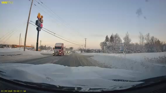 Dashcam video of an accident shortly before 8 a.m. Thursday, Jan. 29 ...