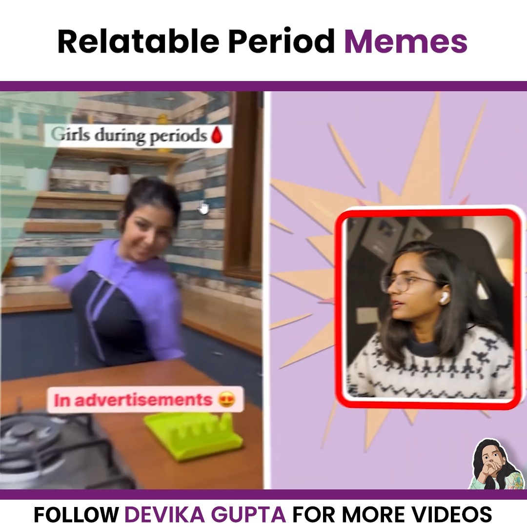Relatable Period Memes . . #roast #fbreel #fbviralreel #devikagupta # ...