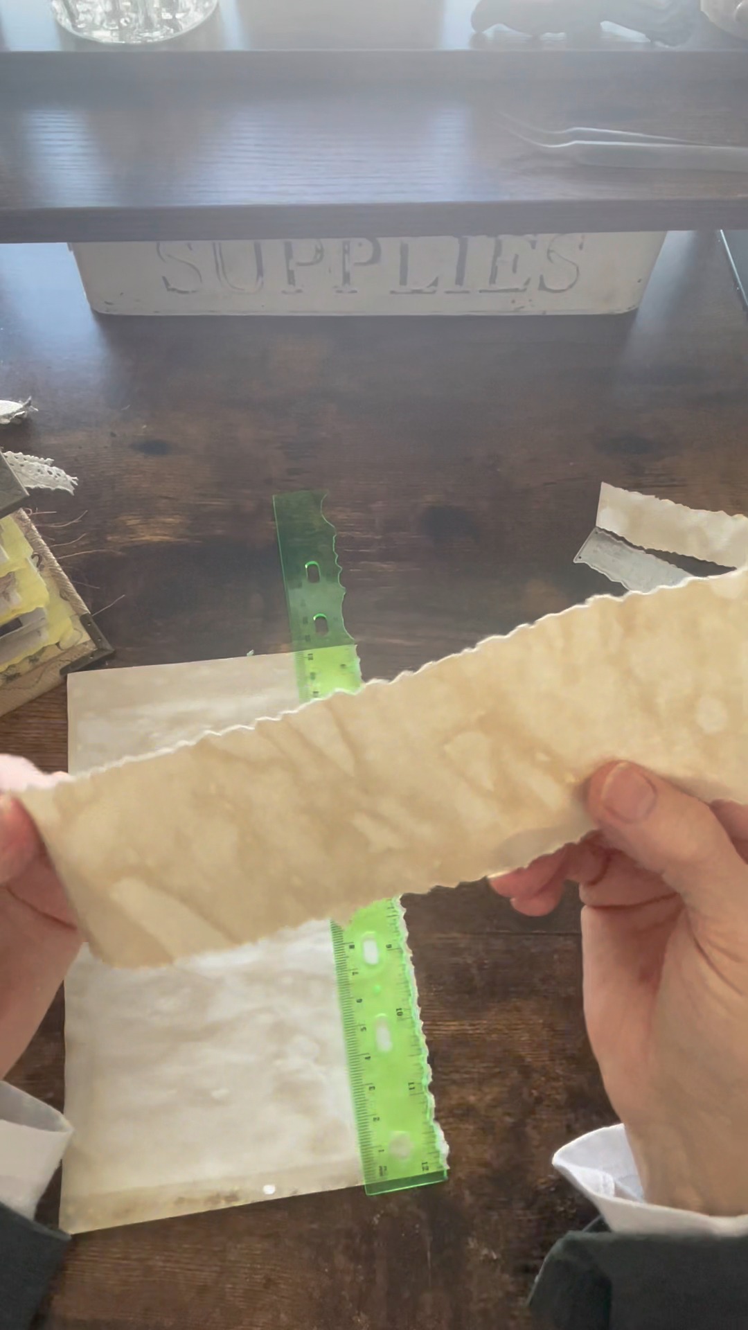 I have had SO many questions about the metal Deckled Edge rulers when I ...