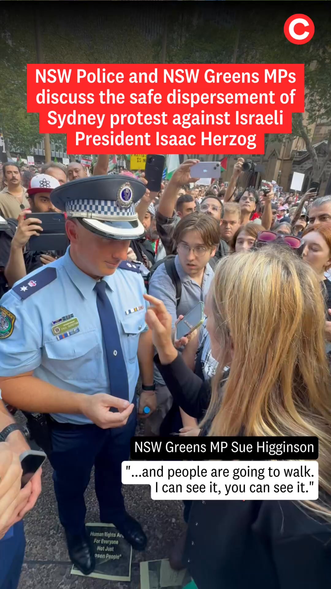 Crikey was on the ground at the Sydney protest against Israeli ...
