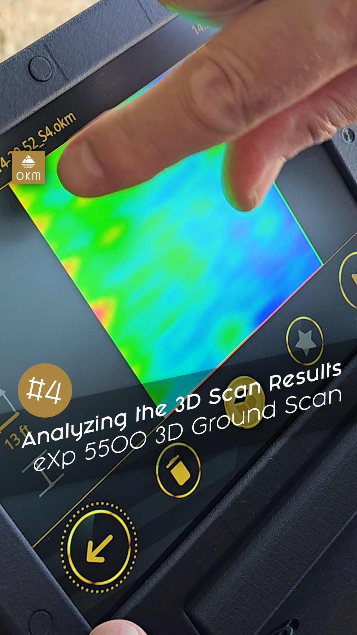 To ensure reliable data, a control scan is performed 📊 Mark compares ...