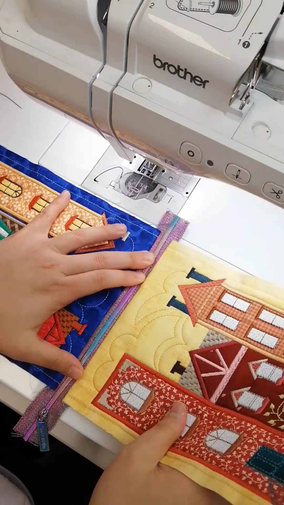 Did you know you can easily turn any ITH block into an amazing zipper ...