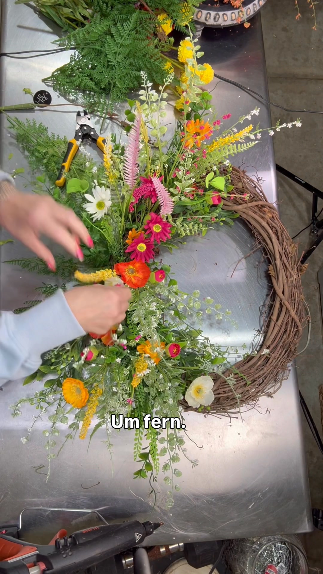 Wildflower Wreath | On A Whimm Wreaths and Decor by Dona