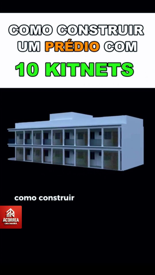 Prédio com 10 kitnets de 35 m2. Rentabilidade na locação e valorização ...