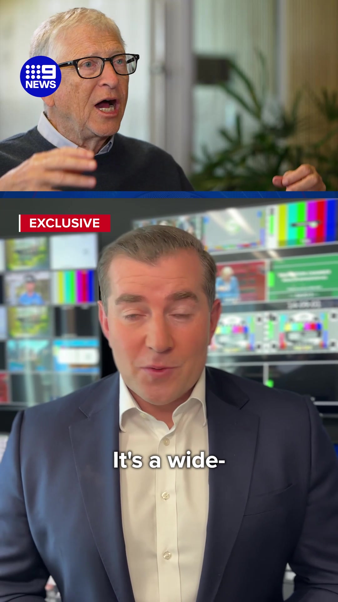 9 News - In a wide-ranging interview, billionaire... | Facebook