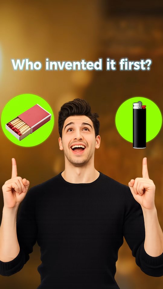 Who Invented First: Match or Lighter? 😮 #MatchVsLighter #HistoryFacts # ...