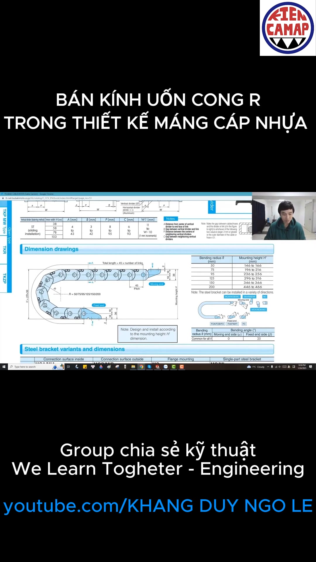Hướng Dẫn Xác Định Bán Kính Uốn (Cung R) Trong Thiết Kế Máng Cáp Nhựa # ...
